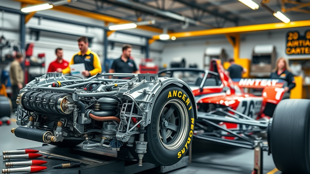 technical showdown, nascar stock car vs indycar engineering closeup, cutaway view