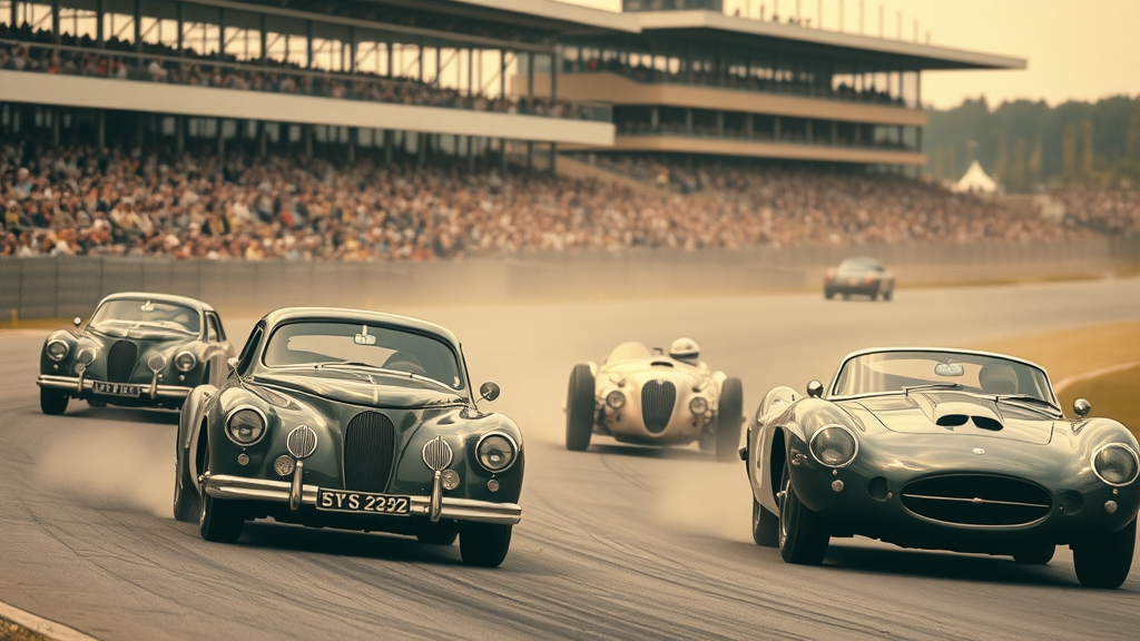 nascar and indy storied history, vintage stock cars and indy cars competing